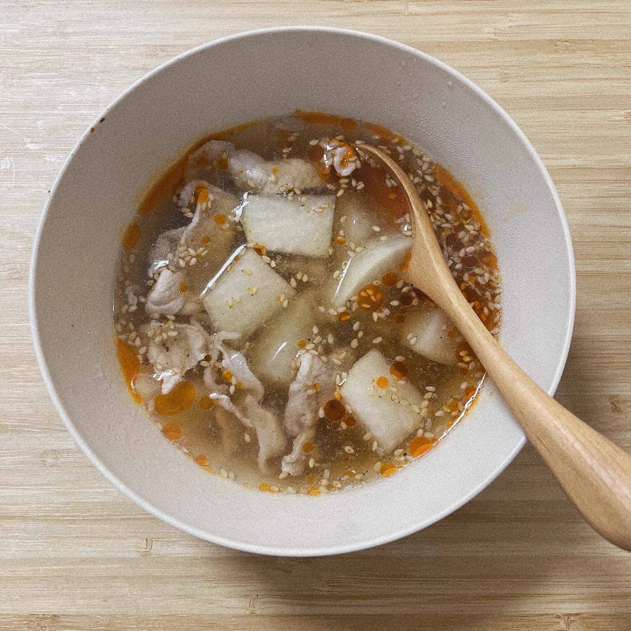 ほっとする味でめちゃ美味しかった🤤  