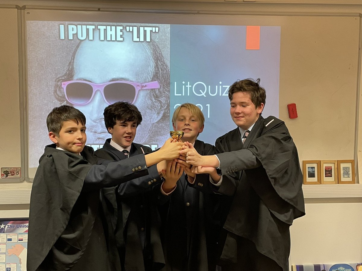 RadleyEnglish's tweet photo. The magic of the cup! E Social take home the Junior InterSocial LitQuiz. With thanks to all the Shells, LitSoc committee members, and Don helpers for taking part. https://t.co/qbpgFcpgRE