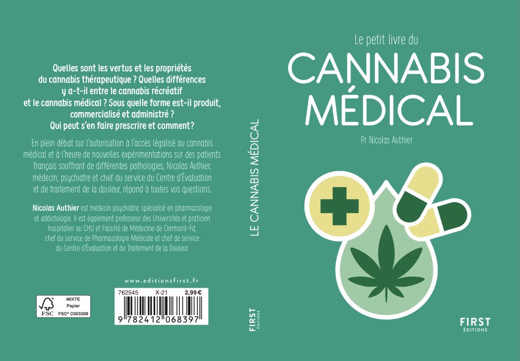 NicolasAuthier_'s tweet photo. 📖 Le petit #livre « vert » du #cannabis 🌱 #médical 💊est publié ! Tout savoir sur le cannabis médical en 160 pages pour seulement 2,99€ ! @editionsfirst
#douleur #douleurs #epilepsie #scleroseenplaques #cancer #patient #medecine #sante #cbd #bienêtre
https://t.co/t47esJ9qT6 https://t.co/rCKqXGrRP8