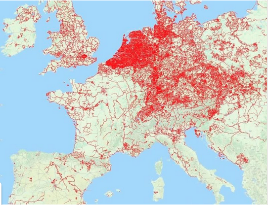 Dr Stephen Flood @docfloods.bsky.social (@docfloods) on Twitter photo Bicycle path density as posted by Steffen Berr on <a href="/LinkedIn/">LinkedIn</a> 
No wonder the Dutch cycle so much 🚲 If you build it they will come 🚴♀️🚴♂️🚴 
#Mobility #ClimateAction #SDGs Bicycle path density as posted by Steffen Berr on <a href="/LinkedIn/">LinkedIn</a> 
No wonder the Dutch cycle so much 🚲 If you build it they will come 🚴♀️🚴♂️🚴 
#Mobility #ClimateAction #SDGs
