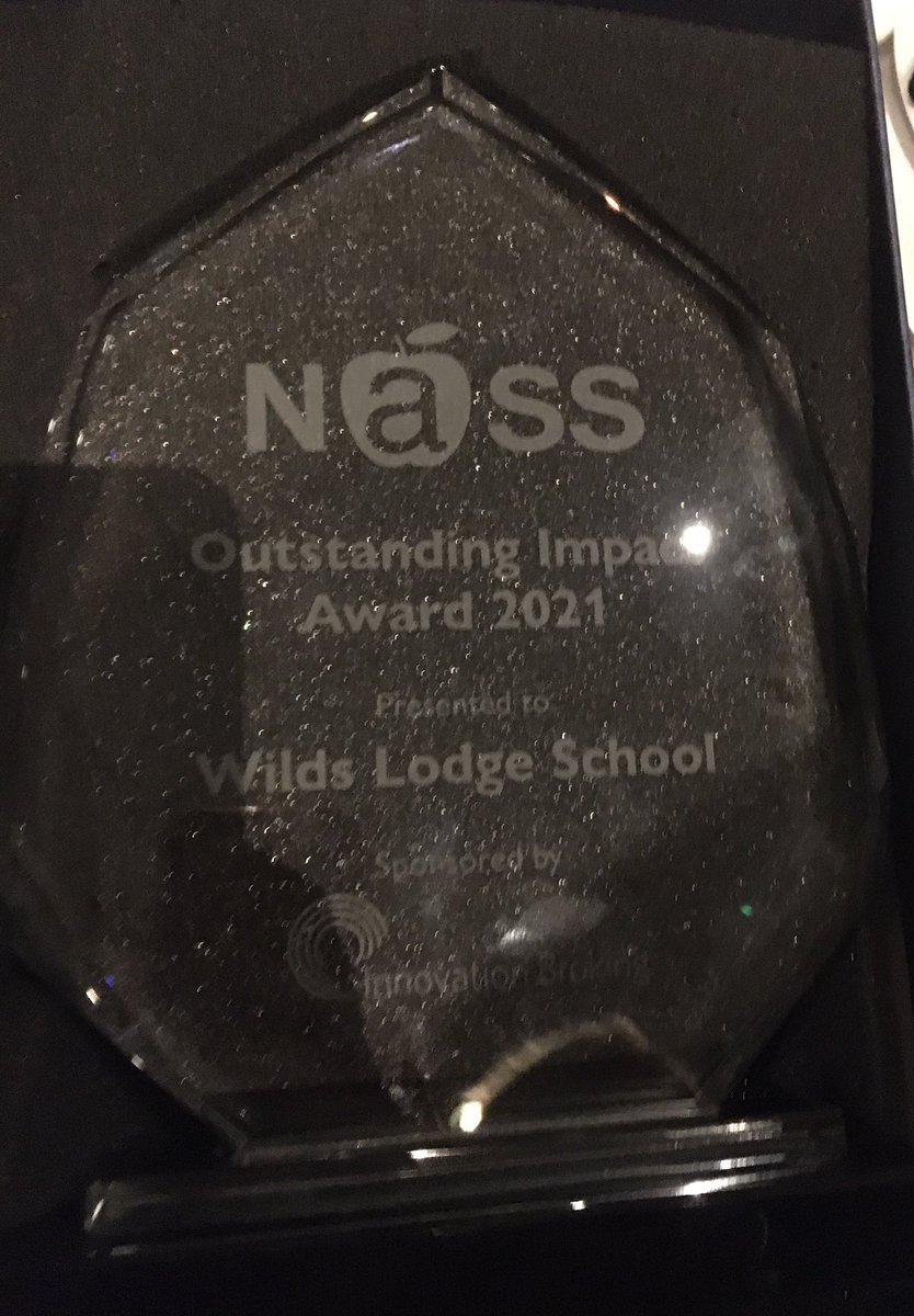 PlayAtHomeMama's tweet photo. Another win for one of the @CavendishEdu schools at the @NASSCHOOLS awards last night! This time, big congratulations to all those @WildsLodge for winning the #NASS Outstanding Impact Award 2021 โญ๏ธ
#SEND #SEMH #OutstandingImpact https://t.co/WNaorgb9rv