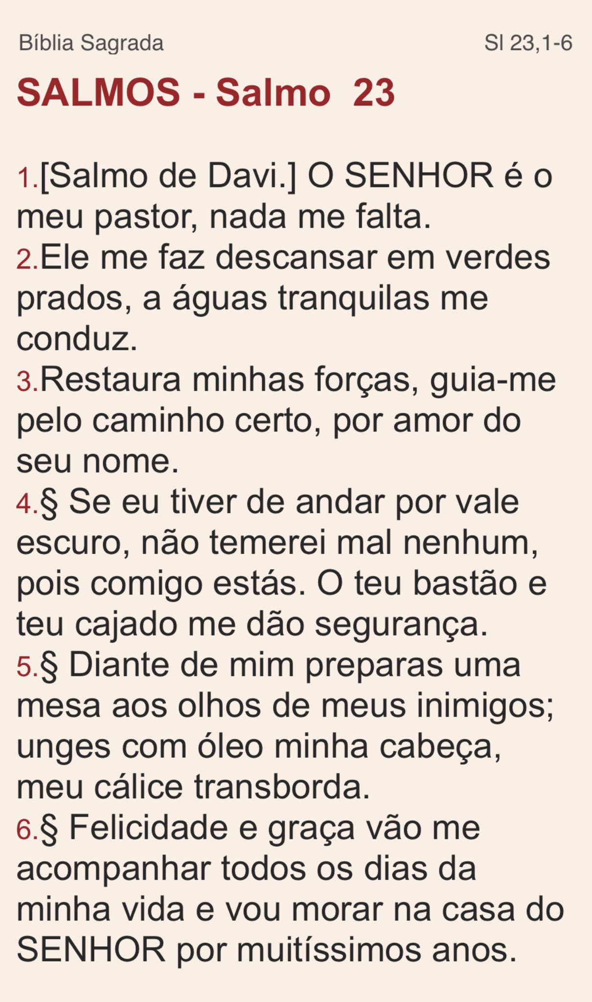 Salmo 23 – O Senhor é Meu Pastor