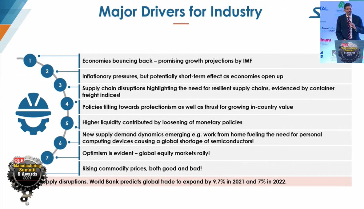 UMS_Events's tweet image. Mr. Naveen Narayanan, Managing Director, SSA International talks about the disruption in the Manufacturing Industry and the trends that will drive the growth in the new normal. What will trigger ROIs? 

Find out. youtube.com/watch?v=K4T1px…