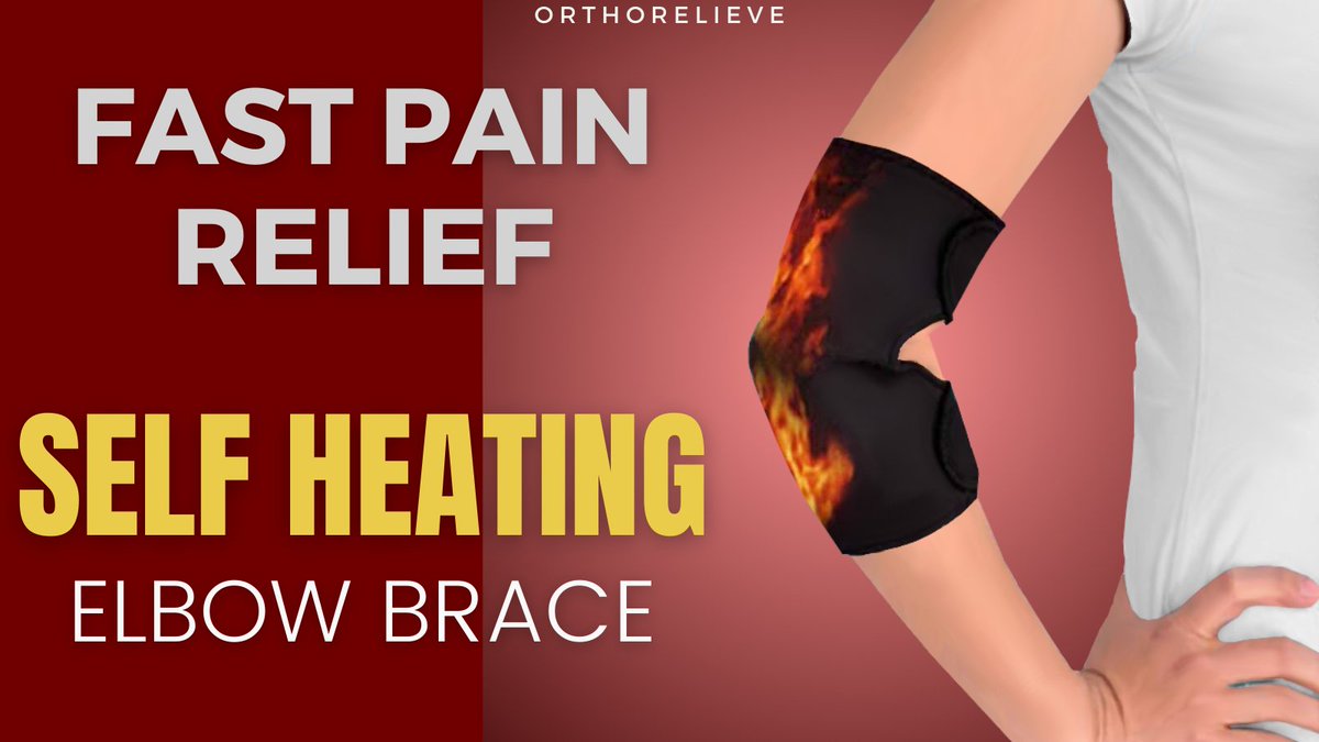 Relieve elbow pain and discomfort with ElbowTherm, our Self-Heating Elbow Brace, a wrap around elbow sleeve that heats up in minutes.
➡️orthorelieve.com/products/elbow…
#elbowpain #elbowbrace #painrelief #bursitis #jointpain #arthritis #hotcompress #heattherapy #massage #physicaltherapy