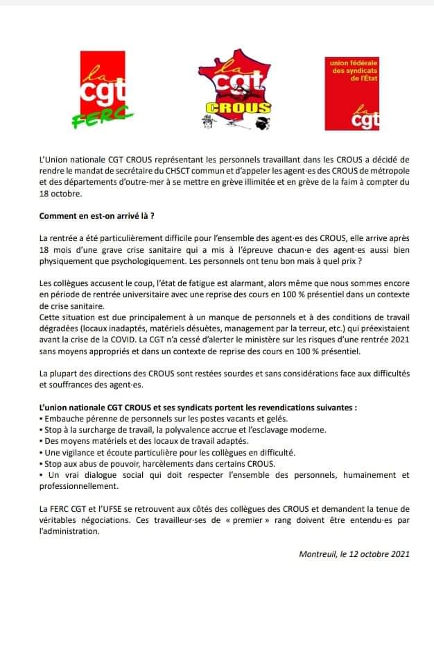chpiouk's tweet photo. Soyons nombreux et nombreuses le 18 octobre pour soutenir nos personnels du CROUS ✊

Leurs conditions de travail sont nos conditions de vie et d'études ! https://t.co/c1R5C76AKP