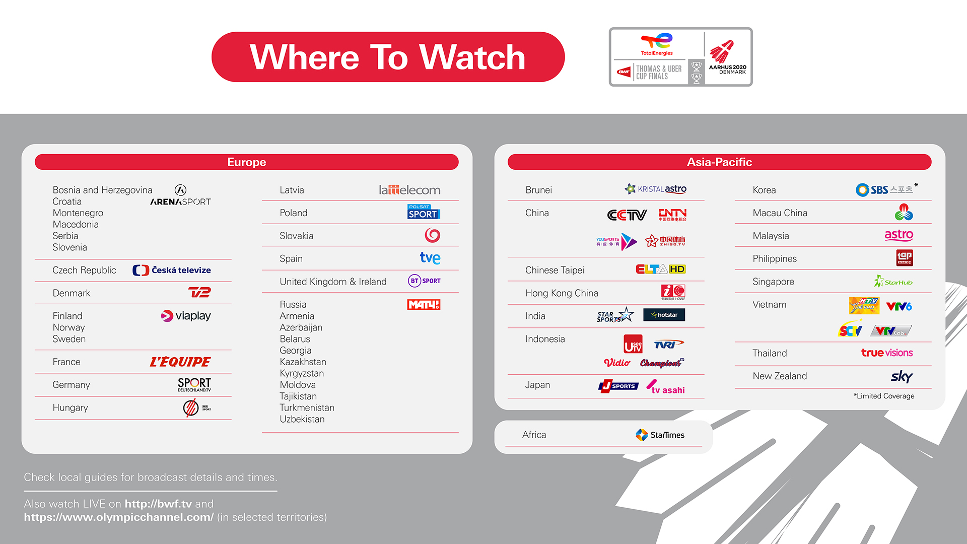 streaming thomas cup 2021 live