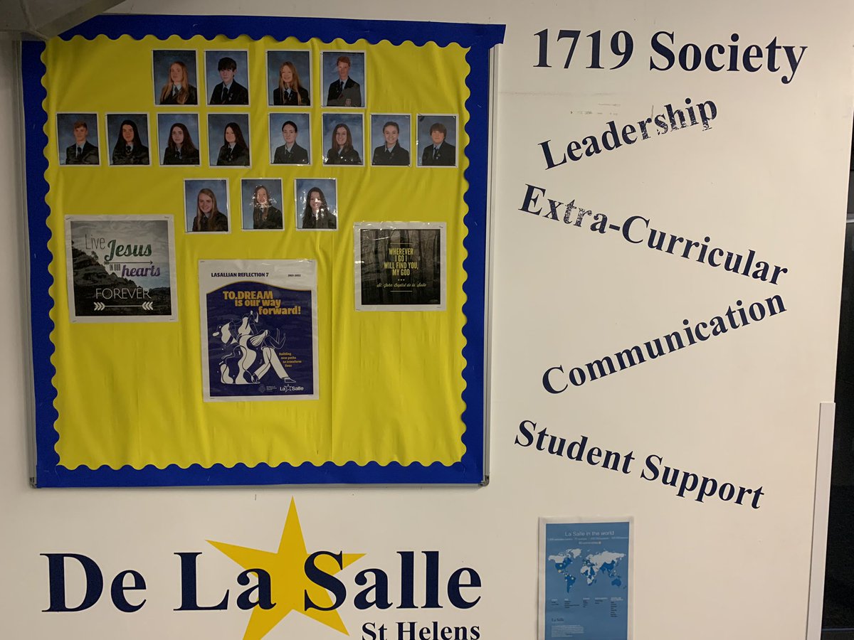 Love the new display board that is being completed by the <a href="/1719dls1/">1719@dls</a> Society. They are also co-opted governors and will be representing students at our governor meeting tonight. #stars