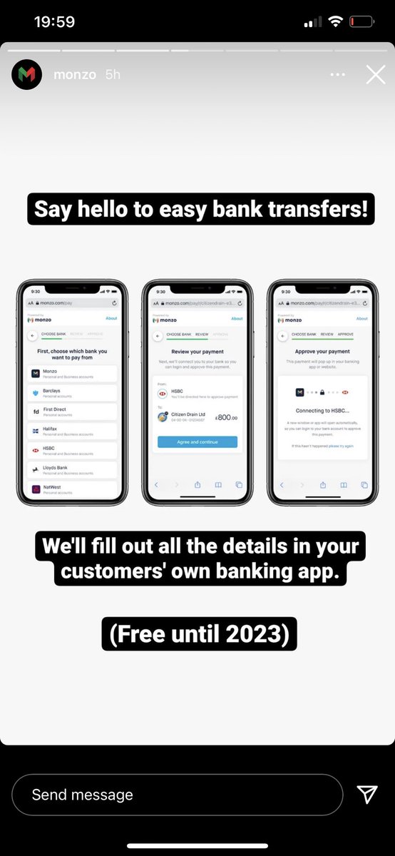 ashsampat's tweet image. Liking the new features on @monzo Business