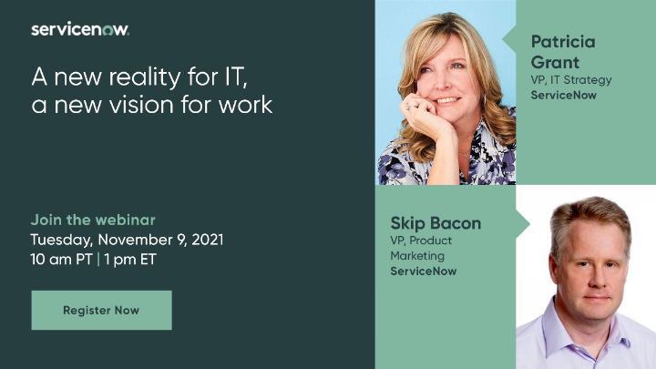 lboehm1's tweet photo. Join ServiceNow senior leaders November 9th for a discussion around the value of automating service management practices and much more! https://t.co/qiCeQiQhIc https://t.co/uKOUP4NHBv