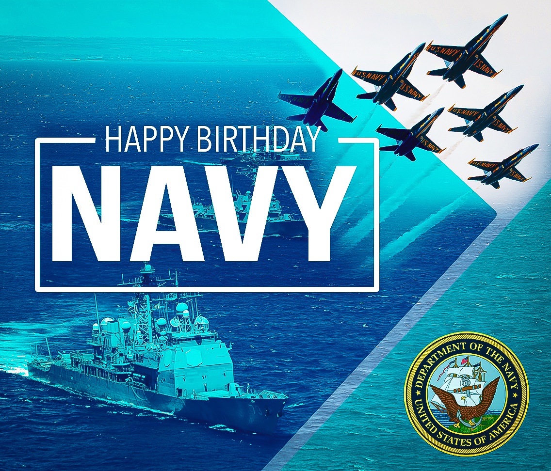 Commandant of the U.S. Coast Guard on X: "Since October 13, 1775, the @USNavy has protected and advanced our Nation's maritime interests across the globe. Happy 246 Birthday Navy! #AdvantageAtSea https://t.co/NpQVzfoPVC" /