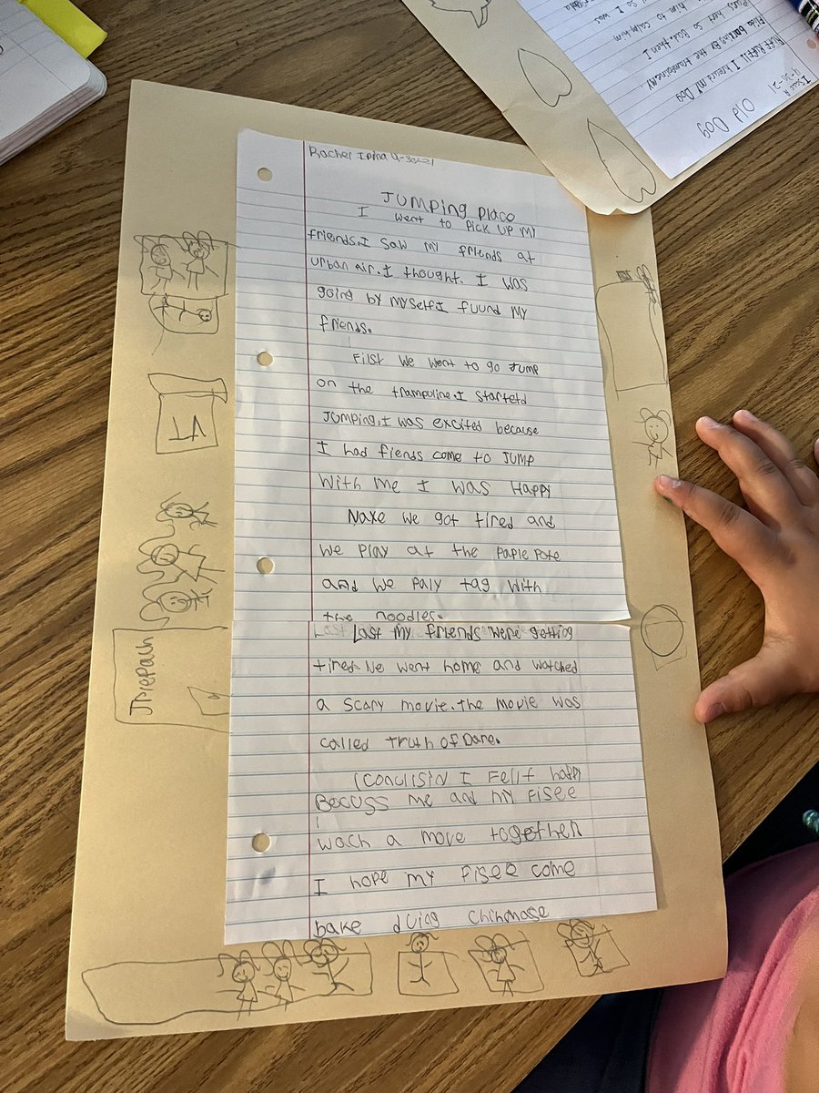 Collaboration, building oral language, writing conferences, graphic organizers, writing process…@Janoski_RPE good things are happening!  Kudos!  <a href="/HumbleISD_RPE/">River Pines Elementary</a> @rubypinedaRPE @MrsRJDunn_AP <a href="/ErikaNSanders/">Erika Sanders</a>