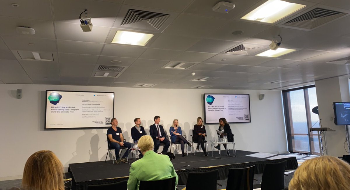 aislingfinnn's tweet photo. Such an interesting panel at @InnFin's event in @Level39CW today!

Great insights on ESGs and fintech changing the world from @duncan_grierson, Ulrich Pietsch from @ecolytiq, @JillDocherty, @LordChrisHolmes , @racheljanekent and @bindik!!

#FinTechForGood 🌱 https://t.co/SpvYs0Y06S