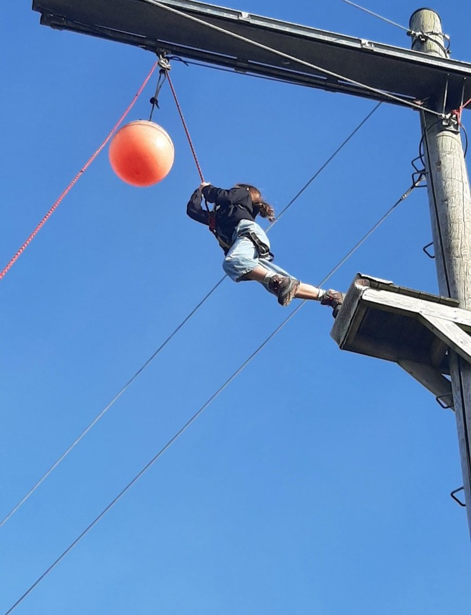 Fun on the trapeze!