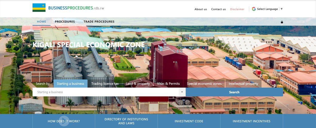 Are you a foreign investor and would like to start a business or register an investment project in #Rwanda? Visit👉 businessprocedures.rdb.rw/?l=en for more details. The platform provides step-by-step guides to investment related procedures. #UNCTAD15 <a href="/UNCTAD/">UN Trade and Development</a> <a href="/cakamanzi/">Clare Akamanzi</a>