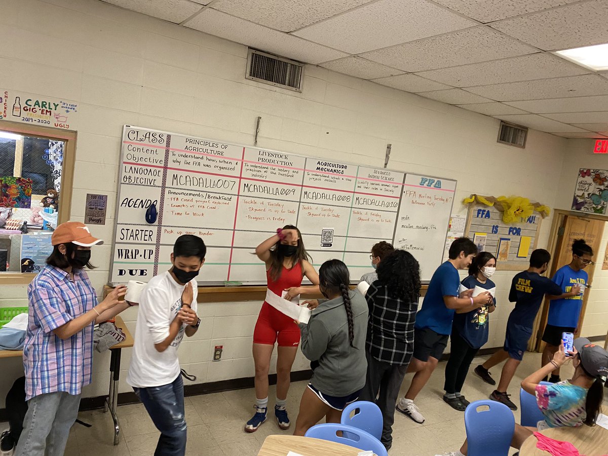 <a href="/FfaMemorial/">Memorial_FFA</a> October Mtg &amp; Halloween party was a success!!! Had 45 students in attendance &amp; almost 1/2 participantes in the costume contest <a href="/McAllenMemorial/">Memorial High School</a> <a href="/McAllenISD/">McAllen ISD</a> <a href="/McAllenISDCTE/">McAllen ISD CTE</a>