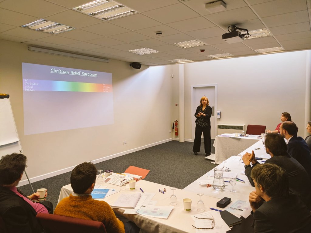 SPayneRE's tweet photo. Meanwhile, @AngelaHill75 is talking to secondary teachers about breathing life into their RE curriculum. 
#InspiringRE https://t.co/kO2FNIGqlO