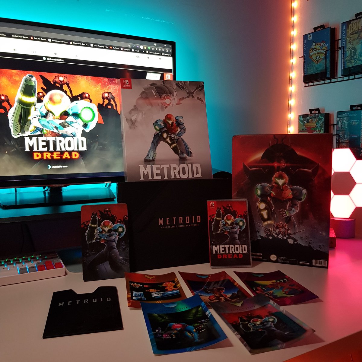 SuperMegaRetro's tweet photo. Who else was lucky enough to open the #LimitedEdition #MetroidDread set? RT if you were one us...
@NintendoUK @Nintendo @NintendoEurope
#Nintendo #Metroid
#StaySuperMegaRetro https://t.co/OgYhuX5rqt
