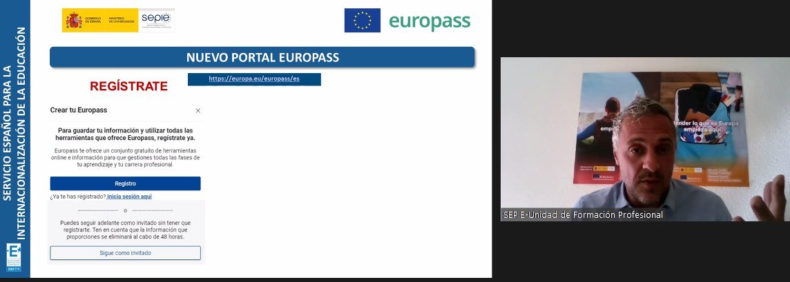 sepiegob's tweet photo. Jornadas de formación inicial de proyectos de movilidad acreditados y de corta duración de estudiantes y personal de Formación Profesional (KA121-VET y KA122-VET).
El reconocimiento #Europass. https://t.co/o7KKN34BsP