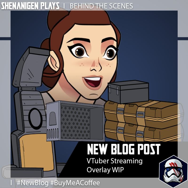 ShenanigenPlays's tweet photo. Made incredible strides in #Vtuber overlay for my long project. In this blog I break down my different passes and ref to create props.
you can check it out here on my @buymeacoffee page
https://t.co/Op5OSr31HL
#ShenanigenPlays #twitchaffiliate #DigitalPuppet #AlphabetMafia https://t.co/zEyD1Ng3xP