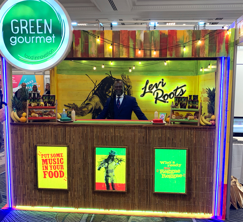 The ultimate celebrity to put some music in your food! Come and meet the 'Fabulicious" Levi Roots and try some of the great Levi Roots products with #GreenGourmetuk at stand P48!! #LACAME  #FreeSchoolMeals #schoolfood #schoollunch #schoolcatering #foodservice <a href="/LACA_UK/">The School Food People</a>