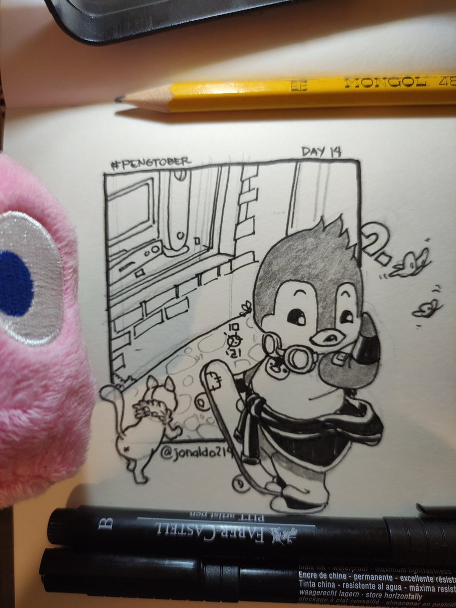 jonaldo214's tweet photo. #pengtober day 14. But for that instance, he swore he felt his sister hugging him while his mum was approaching them but there were nobody when he turns.
#pengtoberday14 #inktoberph #inktoberph2021 #inkoctober #OCtober #bokeepandi #penggoy #traditionalart https://t.co/FduRh4zvop
