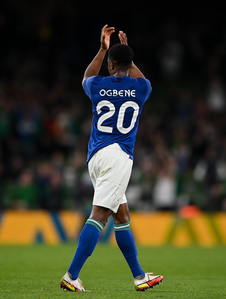 So proud to make my home debut and to celebrate our Centenary game in front of you fans. So Proud of this team and our nation ☘️☘️ #WeAreOne