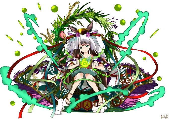 5、6年前のパズドラ絵。熱量がすごい。 