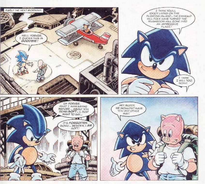 Fleetway Sonic the Comic Appreciation n No Context on Twitter