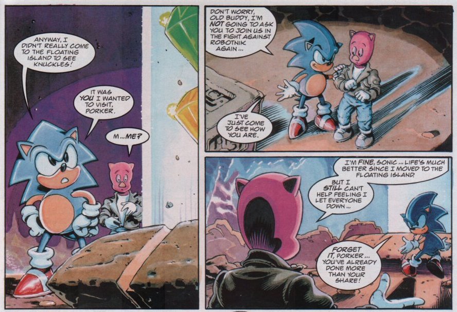 Fleetway Sonic the Comic Appreciation n No Context on Twitter