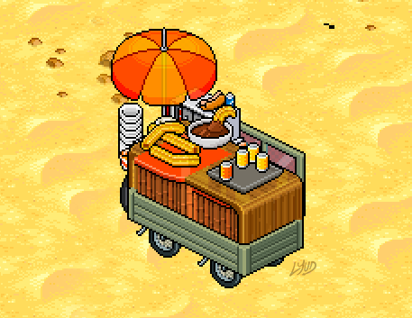 Beach Kiosks in <a href="/HabboPTBR/">Habbo PT/BR</a> #habbo 🏖️☀️