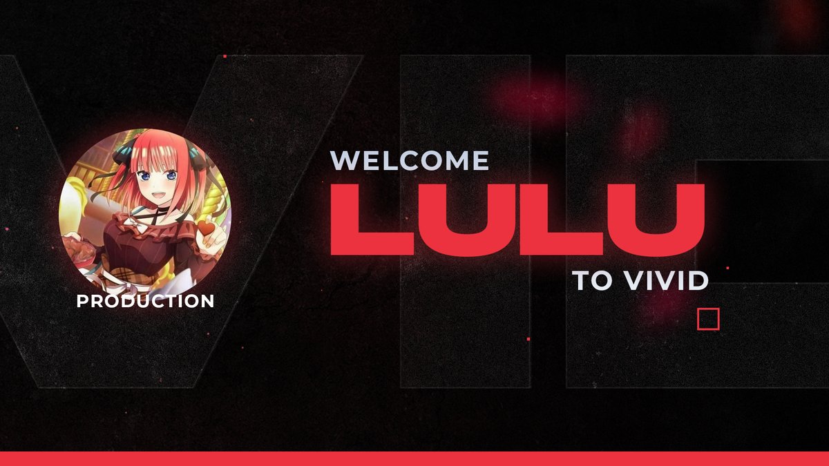 teamvividup's tweet photo. 📝| Let's Welcome our New VFX Editor!🥳

@luluvfxx 

#VIVIDUP
#VIVIDONTOP 
#VIVID https://t.co/BB7x0O56Qi