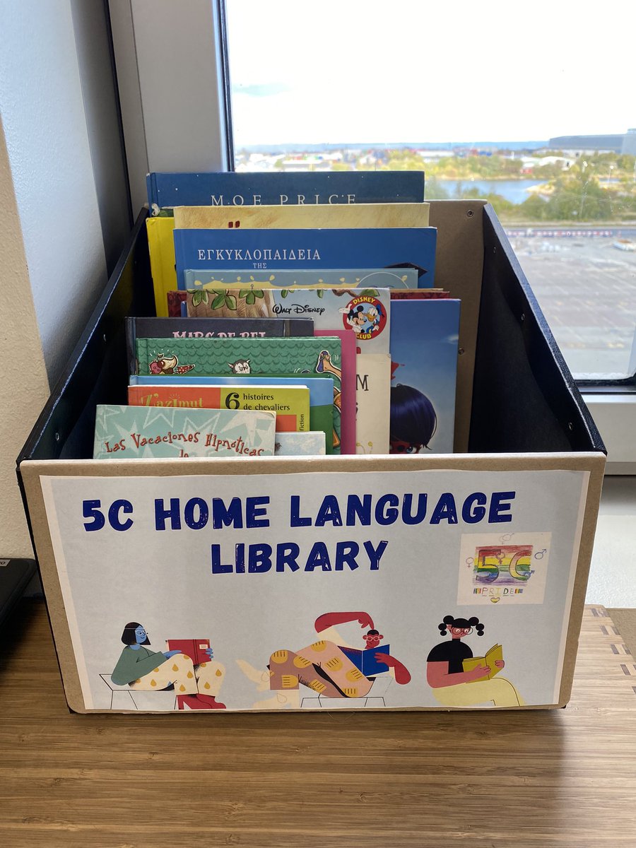 RosenowRon's tweet image. Dare I say that EVERY classroom should have their own home language library. It’s easy to make!! This one was made from donated books from the students’ parents in one of my G5 classrooms. #homelanguage #multilinguallearners
#multiliterate