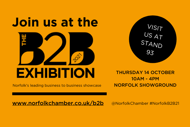 leathesprior's tweet photo. We are really excited to be exhibiting at The @norfolkchamber B2B Exhibition 2021 tomorrow!
We look forward to seeing you all there - Come and visit us on stand 93.
#NorfolkB2B21 #Exhibition #stand93 https://t.co/LSkprSvQUy
