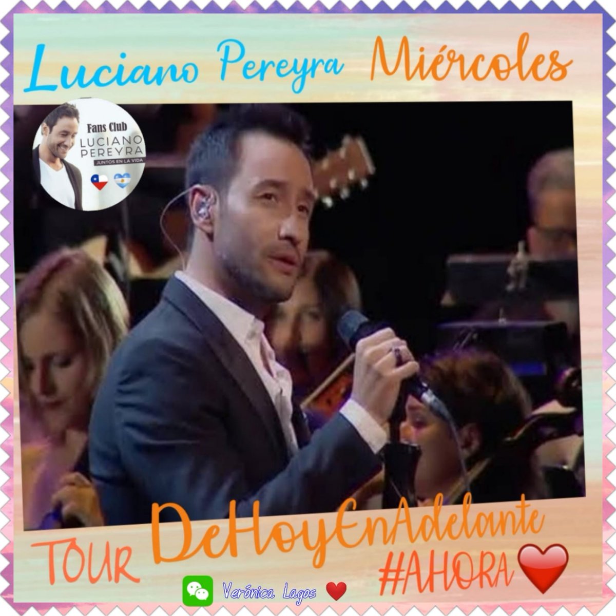 BiatrizGinter's tweet photo. Muy buenos días que tengan un excelente miércoles @RadioDisneyLA
  Queremos pedir el tema de @LucianoPereyra 💞
#Ahora ❤️❤️❤️❤️
Muchas Gracias. Somos
@Juntosenlavida 🇦🇷❤️🇨🇱 https://t.co/7xX8bfQyep