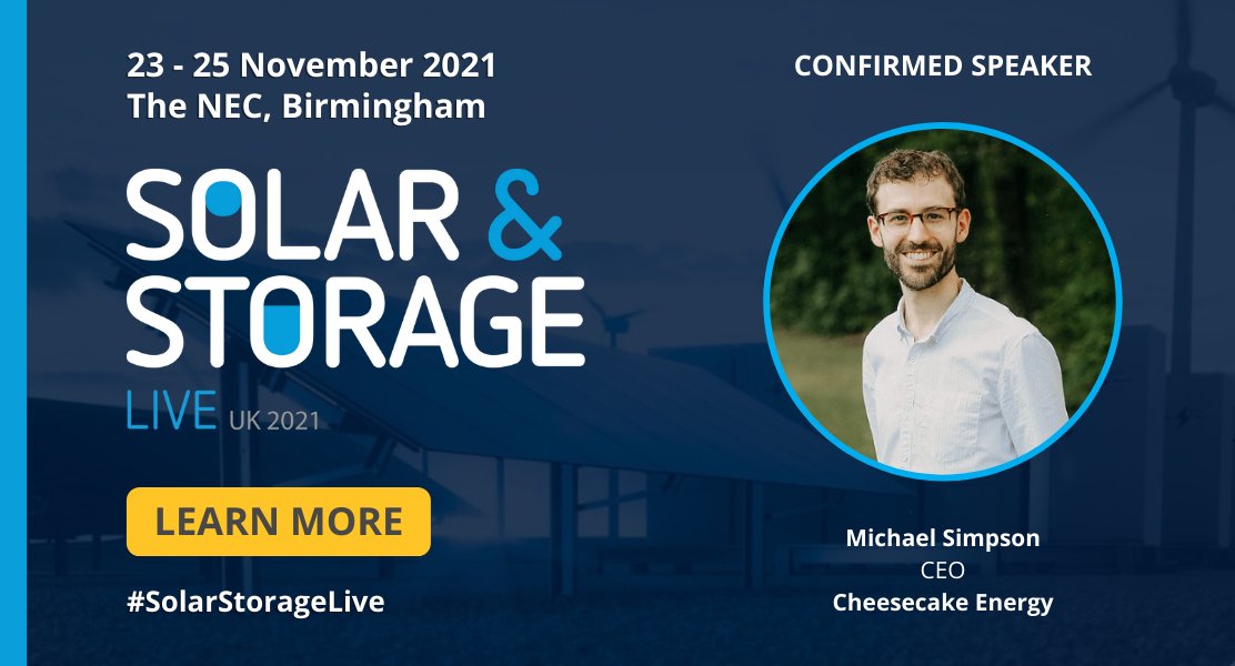 📢 Cheesecake Energy is confirmed as a Start-Up in our Innovation Zone at #SolarStorageLive!

<a href="/Cheesecake_CEL/">Cheesecake Energy LTD</a> are developing energy storage technology to support the charging of electric vehicles.

➡️Enquire here to exhibit for free as a start-up :lnkd.in/df4F_c64