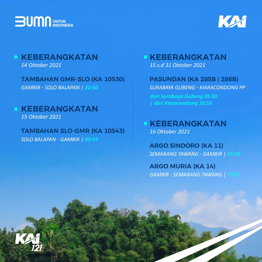 Kereta Api Indonesia tweet media