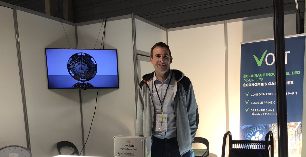 Très heureux de pouvoir retrouver nos clients et partenaires #LED pour échanger pdt 3 jours sur les projets d #economies #energie et d’éclairage industriel au <a href="/sepemindustries/">SEPEM Industries</a> <a href="/rev3/">rev3</a> Venez nous rencontrer stand H7-J43