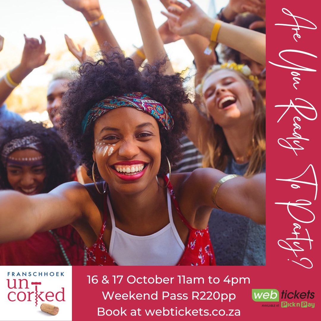 You ready to party? #franschhoekuncorked