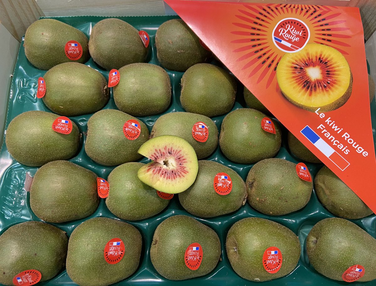 Voici la pépite du jour de <a href="/FrankyFraise/">franck mighirian</a> sur <a href="/marchederungis/">Marché de Rungis</a> ! Bienvenue au 🥝 kiwi rouge #MadeInFrance <a href="/Occitanie/">Région Occitanie</a> ! Varions les plaisirs avec les <a href="/FruitsLegumesFR/">Les Fruits et Légumes Frais</a> #IYFV2021 😋