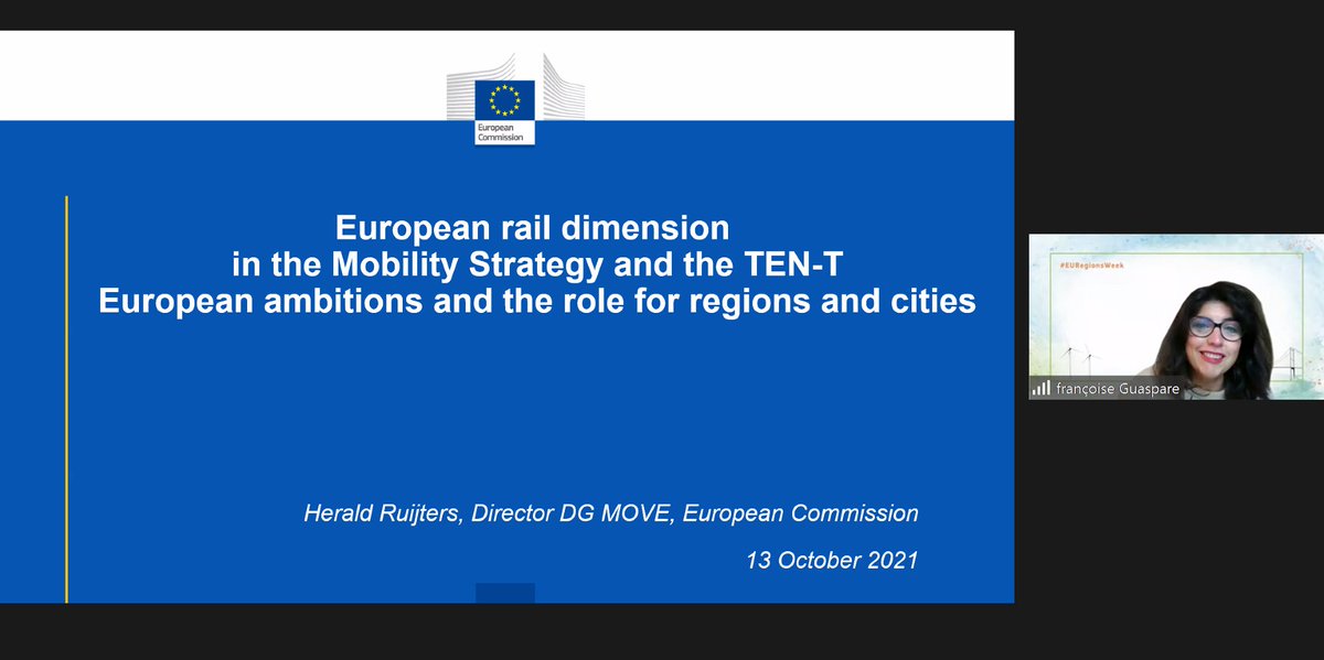 ⏰ Happening now - ERRIN's #TransportWG's #EURegionsWeek session on the role of regions and urban nodes in the #EuropeanYearofRail! Featuring contributions from #ERRINmembers <a href="/IdFEurope/">Ile-de-France Europe</a>, <a href="/BureauBrussel/">BureauBrussel Groene Metropoolregio ArnhemNijmegen</a>, <a href="/RegionFrankfurt/">FrankfurtRheinMain</a> &amp; <a href="/TurkuEUoffice/">Turku EU Office</a>. Join here: bit.ly/3oU0QBD