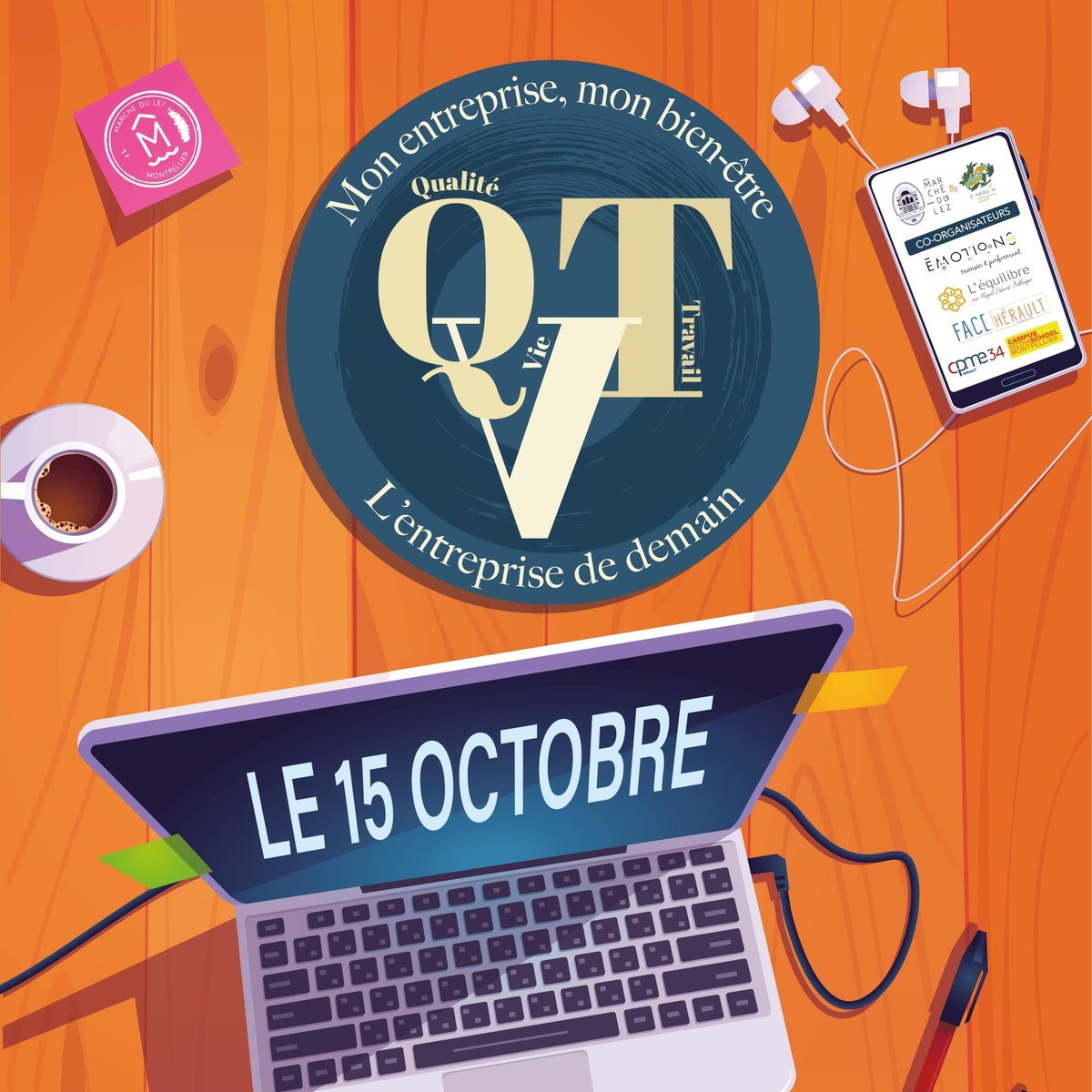 CROSOCCITANIE's tweet photo. #WORKANDMOVE® sera présent au Marché Du Lez ce vendredi 15 octobre à l'occasion d'un événement pour la Qualité de Vie au Travail 💡

✅Atelier optimisation du poste de travail &amp; découverte du #swissball
🏓Jeux ludiques de cohésion d'équipe

#sportentreprise #sportsante #bienetre https://t.co/XU4gkhkEXA