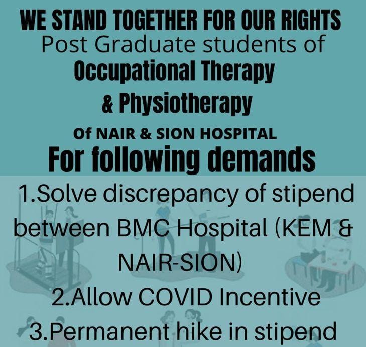 Ankita98835871's tweet photo. Please resconsider our concerns.
#OURSTIFENDOURRIGHT
#OTPTNOTFORGRANTED #DOCTORS #COVID19
#BMCBETRAYEDUS 
Please help
@AUThackeray
@CMOMaharashtra 
@mybmc 
@nowdurga 
@mayor_mumbai 
@SardesaiVarun https://t.co/wxBIgLbwtk