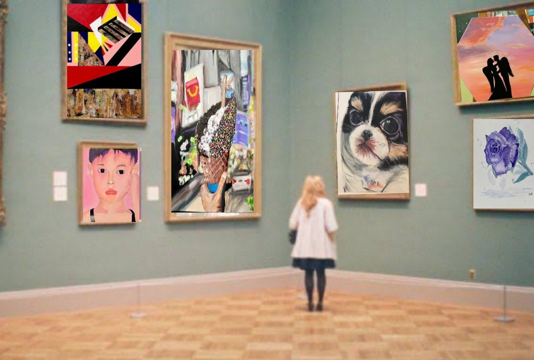 hwngtanned's tweet photo. hyunjin's painting are deserved to be in a museum honestly https://t.co/HefdWy7Rix