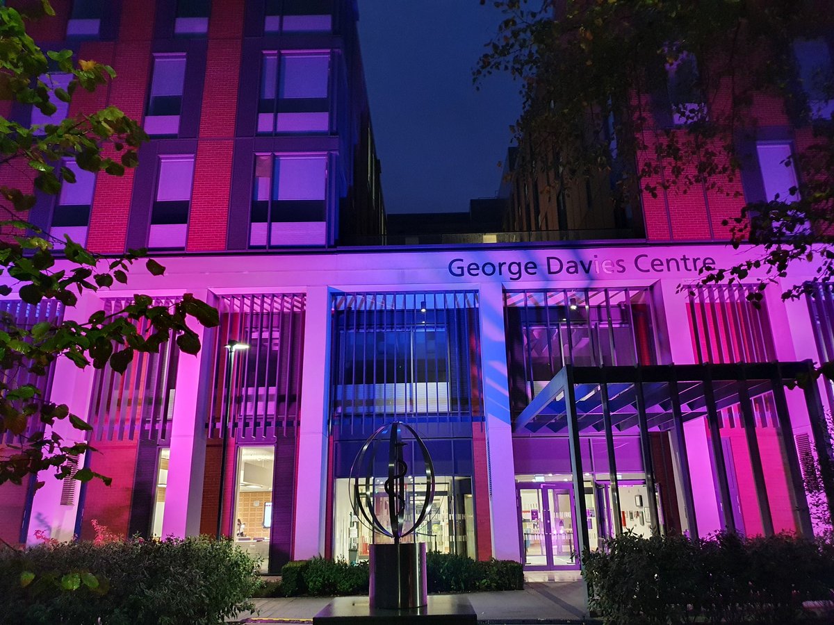 Lucy Smith (@lucyk_smith) on Twitter photo Lovely to see the George Davies Centre <a href="/uniofleicester/">University of Leicester</a> lit up for #BabyLossAwarenessWeek
Hoping this show of support helps break the silence for bereaved families Lovely to see the George Davies Centre <a href="/uniofleicester/">University of Leicester</a> lit up for #BabyLossAwarenessWeek
Hoping this show of support helps break the silence for bereaved families