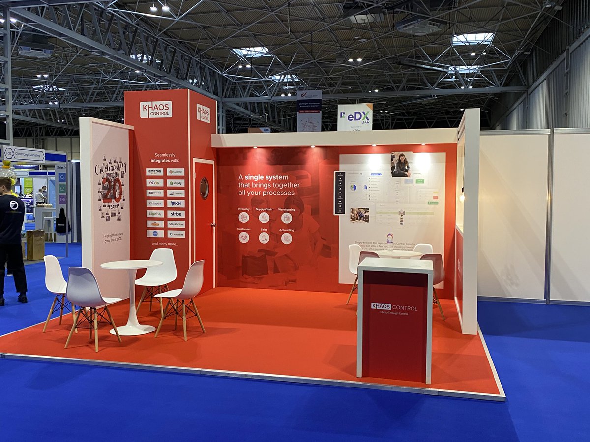 davidharrison07's tweet photo. All set up &amp; ready to go! If you’re at #IRX21 today or tomorrow, come &amp; say hello! https://t.co/rDwR2WMq0n