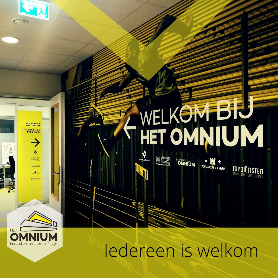 HetOmnium's tweet photo. Wist je dat Het Omnium er niet alleen voor #topsporters is, maar voor #iedereen? Ook als recreatief- of breedtesporter, of als je probeert elke dag een half uurtje te bewegen, ben je van harte #welkom bij ons! https://t.co/rGP7vVmRbF