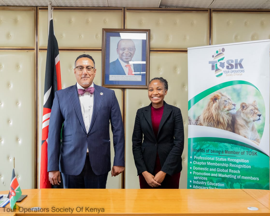 satima_exp's tweet photo. @tunajibu @ToskKenya @Min_TourismKE Thank you so much for inviting @ToskKenya for the courtesy call. Under your capable leadership @tunajibu, we have seen a lot of development in the tourism industry. Asante sana. I appreciate you. 👏 https://t.co/L6OQiKmCLO