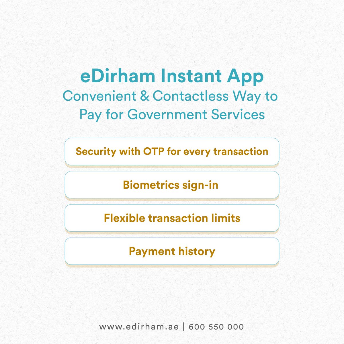 eDirham cards can be obtained from any of the three banks: CBD, FAB &amp; ADIB. You should report to their respective call center in case of losing your eDirham card.

#edirhamcards #digitalservices #UAE
