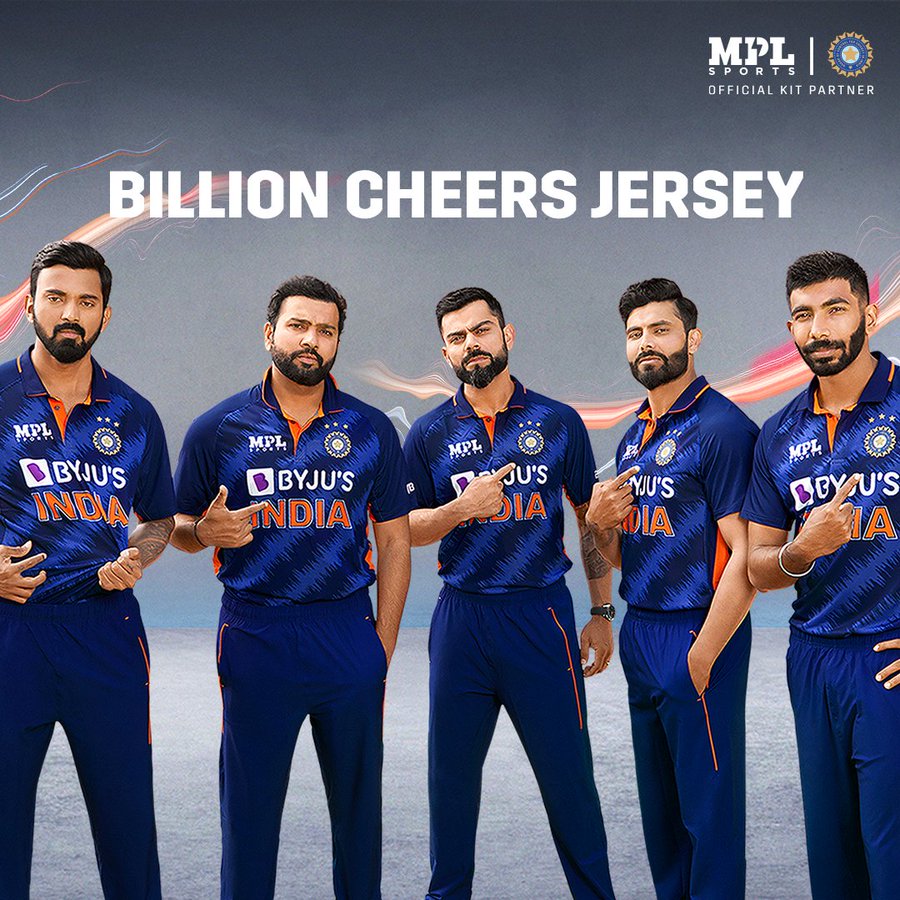 Team India New Jersey ci Unveils Team India S New Jersey Ahead Of T World Cup Cricket News Times Of India