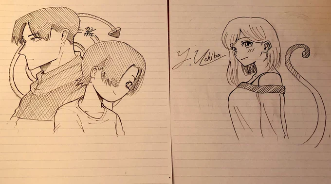 Billion Tripを描かれた内場悠月先生にお会いしました。漫画の話をいっぱい喋りました。
イラスト交換を初めてしたのですごく楽しかったです。 